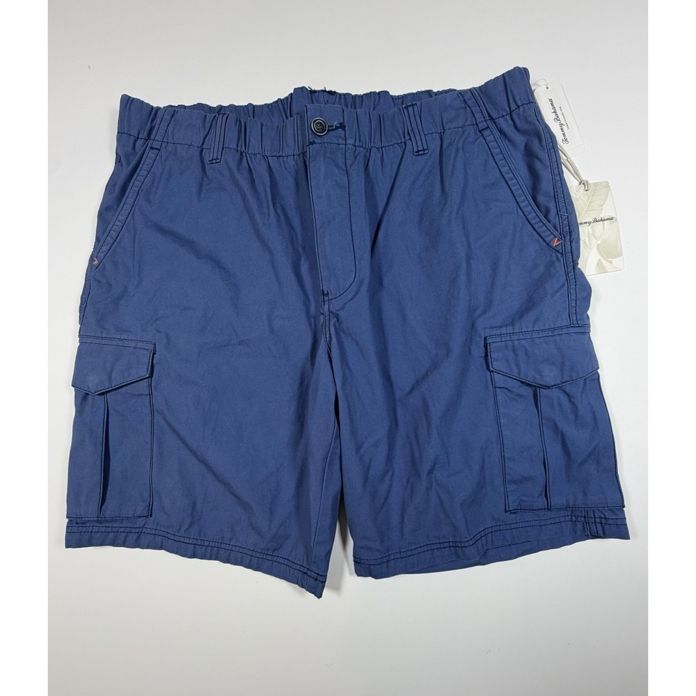 Tommy Bahama Island Survivalist Cargo Shorts Dockside Blue Mens Size XL NWT